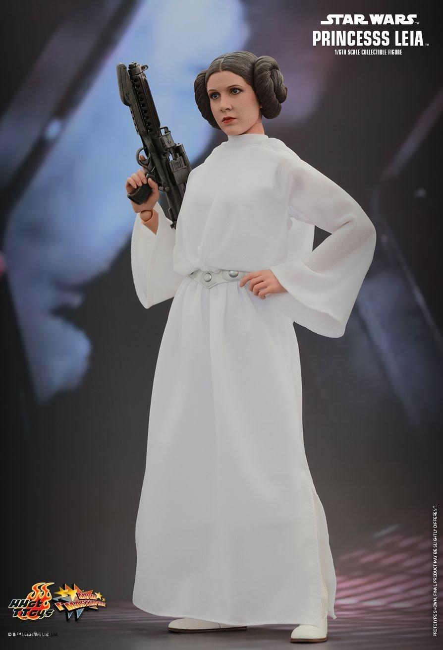 

Movie Masterpiece Star Wars Episode New Hope Princess Leia scale plastic painted movable figure 4/A 1/6