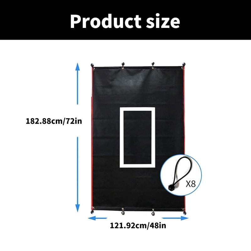 Batting Cage Baseball Backstop Baseball Pitching Backstop Softball Backstop Wear-Resistant Baseball Pitching Targets