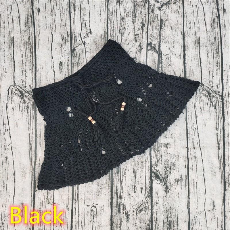 8-Color Handmade Crochet Beach Dress Bikini Cover-Up