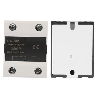 BRM-40DA Relais Last 24-480VAC DC Steuerung AC Halbleiterrelais Eingang 3-32VDC Halbleiter Design 40A Halbleiterrelais