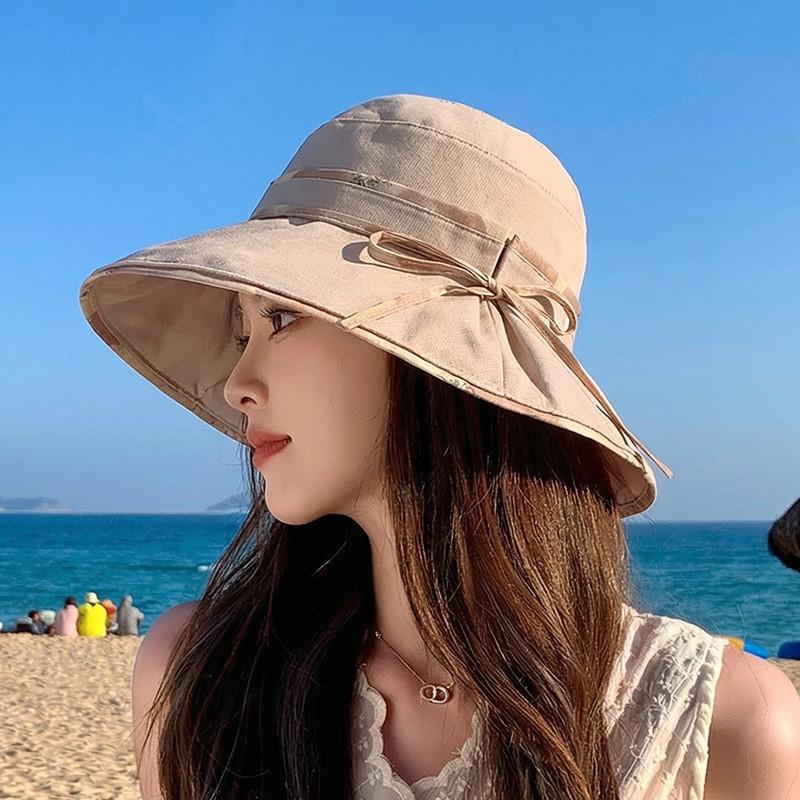 Summer Sun Protection Fisherman Hat With Large Brim For Outdoor Activities