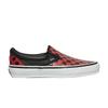 Tênis Clássico Slip-On 98 Vibram Couro Xadrez - Preto Vermelho Racing Masculino VN000DCMBRR