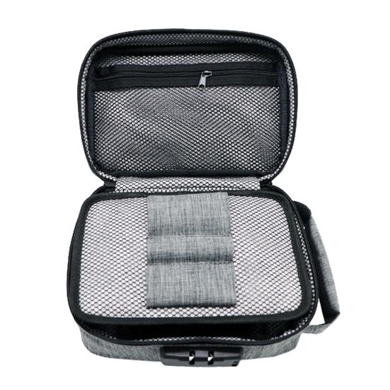 Sac de voyage anti-odeurs avec verrouillage par mot de passe, étui de rangement pour herbes, médicaments, cigarettes