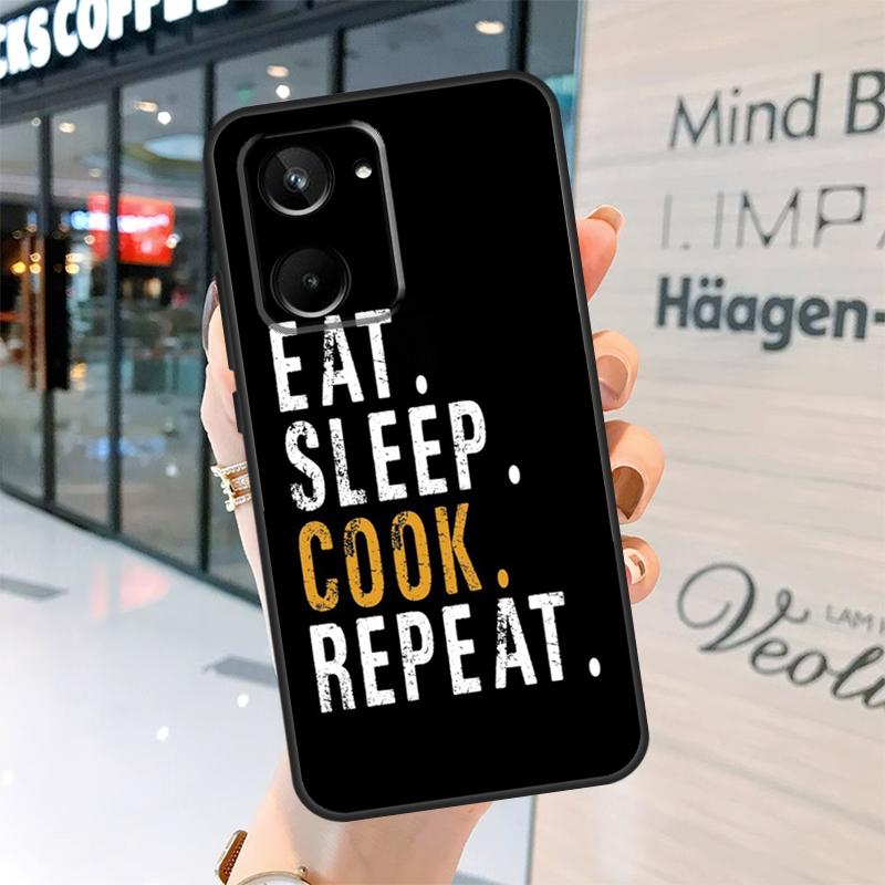 Cooking Chef Case For Realme 15 Pro 14 13 11 12 Pro Plus GT7 GT6 C55 C51 C53 C35 C33 C61 C65 C67 C71 C75