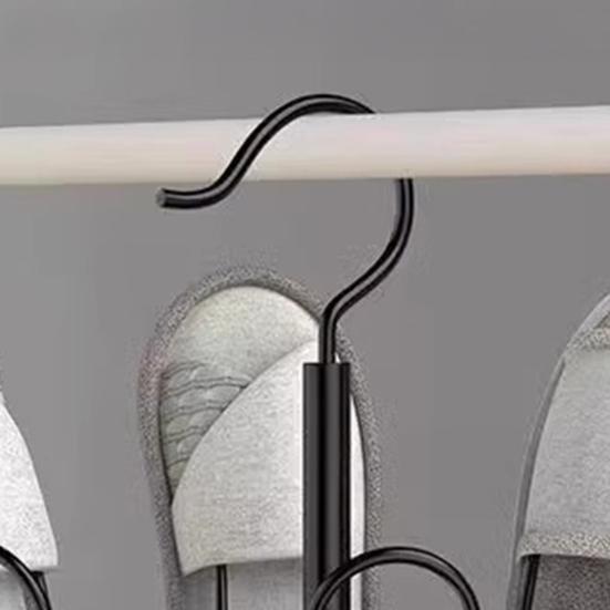 4Pcs Drying Storage Rack High Durability Shoes Organizer with Hook