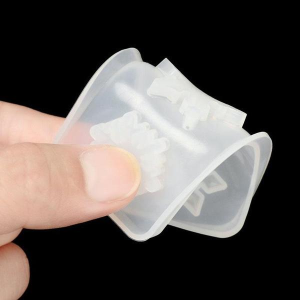 1 ST DIY Crystal Dropper Sneeuwvlok Accessoires met Gaten Hanger Siliconen Mal