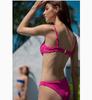 2023 Women's Sexy Gathered Split Bikini Swimsuit with Towel Cloth