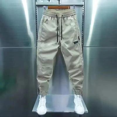 Frühling Männer Hosen Fracht Dünne Hose Casual Baumwolle Taille Jogger Hosen Jogginghose Sommer Koreanische Harem