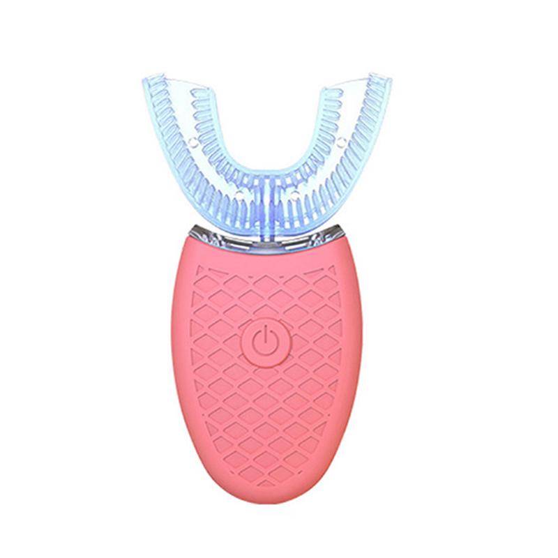 Adult U-shaped Automatic Toothbrush 360° Full Mouth Whitening Wireless Charging Waterproof Electric Toothbrush