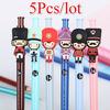5PCS British Style Soldiers 0.5mm Ballpoint Pen Creative Pen Gift Students