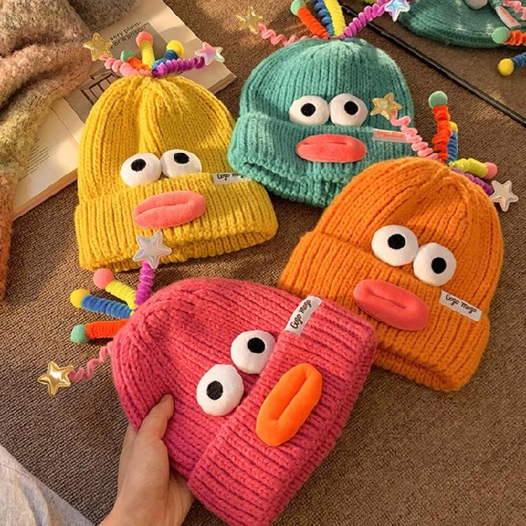 Slouchy Funny Clown Beanies Winter Warm Skull Cap Knitted Beanie Accessories