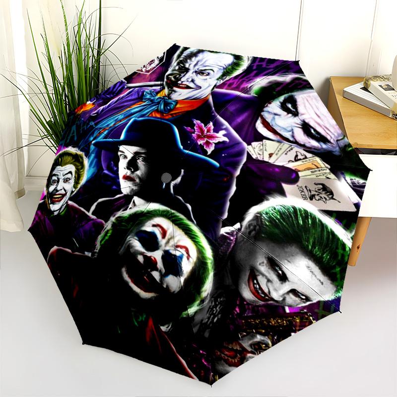 Joker Happy Face Folding Umbrella Suitable For All Seasons Umbrella Light Umbrella Gift