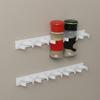 20/40pcs Kitchen Storage Rack Seasoning Jar Storage Rack Simple Bottle Clip Wall Mount Spice Bottle Stand Ingredient Holder