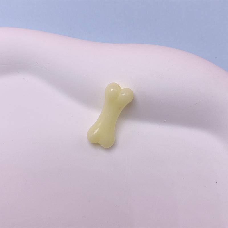 Z05 50pcs 18mm Interest Bone Shape Acrylic Beads Loose Spacer Beads Handmade Jewelry Making DIY Bracelet Earrings Accessories
