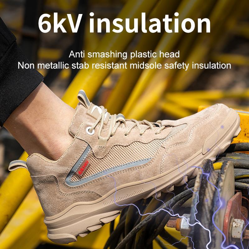 Новая мужская защитная обувь с защитой от ударов и проколов Защитная обувь с высоким — фото 20