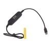 Type C 5V3A to 1.5V-12V LR3 AAA Dummy Battery Power Cable for Radios LED Light Toy Keyboard Replaces AAABatteries