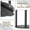 1PC Stainless Steel Tissue Holder Roll Paper Holder Hotel Kitchen Toilet Tissue Holder Vertical Desktop Toilet Paper Holder Paper Holder