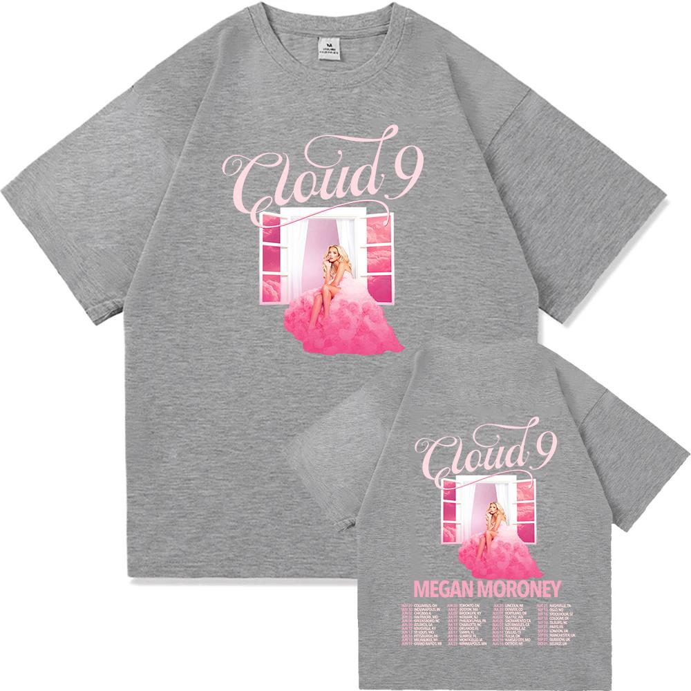 The Cloud 9 Tour 2026 T-shirt Megan Moroney Graphic Print Tshirts Summer O-neck Short Sleeve Male Tees Unisex Streetwear Merch