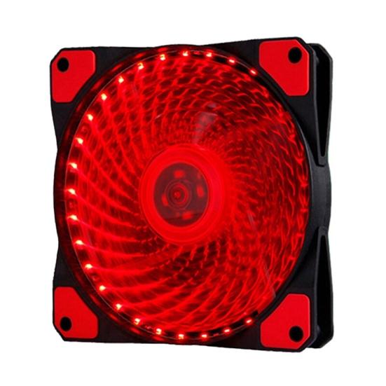 

Ultra Mute 12cm RGB Light Cooling Fan 33 LEDs Heatsink for Computer PC Case червоний