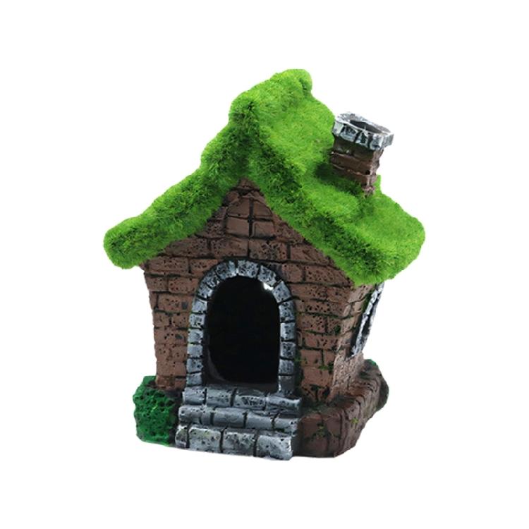 

Unique Resins Cottage Fish Tanks Ornament Resins Artificial Shrimp Hide Cave For Creative Underwater Landscape 1