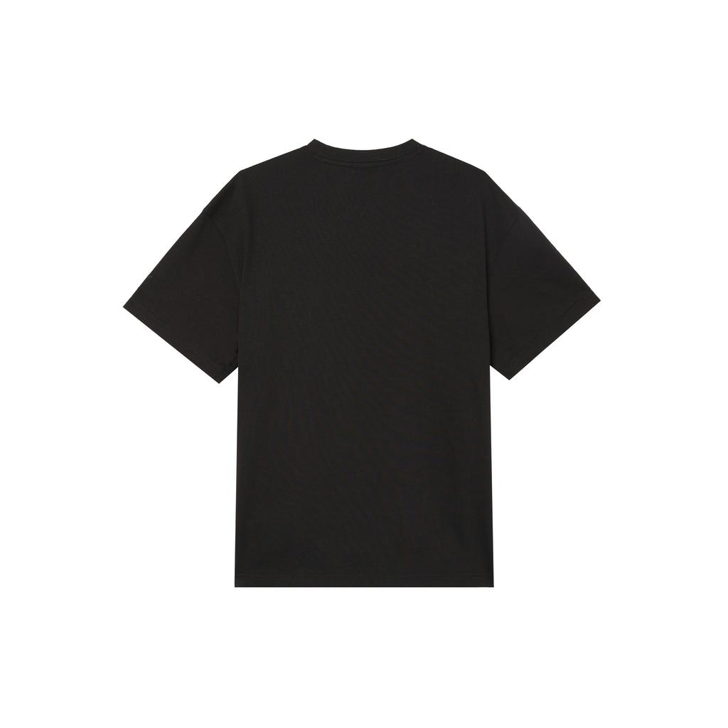 Puma Logo Embossed Round Neck Casual Loose Short Sleeve T-Shirt Men Tops Black 538791-01