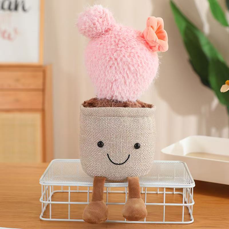 35cm Nieuwe Simulatie Cactus Groene Plant Kantoor Decoratie Gevulde Pluche Speelgoed Cartoon Anime Geschikt Leuke Poppen Om Aan Vrienden Te Geven