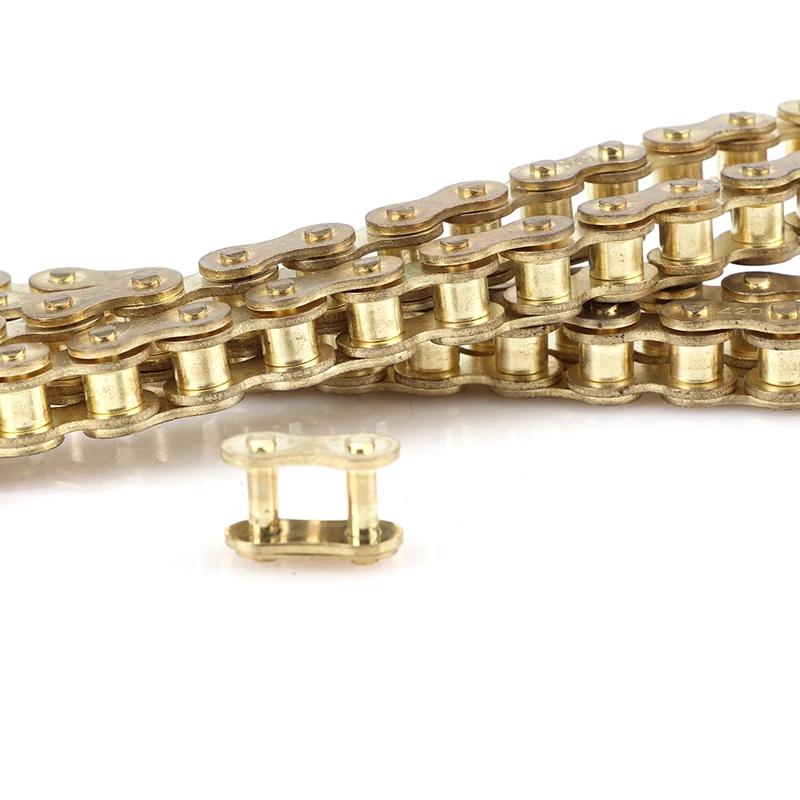 Motorcycle 420 Chains 76/108/126/140 Links Drive Chain Link For 50cc 70cc 90cc 110cc 125cc Pit Dirt Bike Scooter ATV Buggy Quad