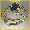 Anti Pry High Security Chain Lock Hardened Quenched Steel Waterproof Rust Proof Ideal for Bike Motorcycle Parking Protection