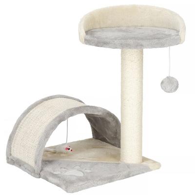 Arbre À Chat - - 47 Cm - Balle Suspendue - Souris - Pont Intégré