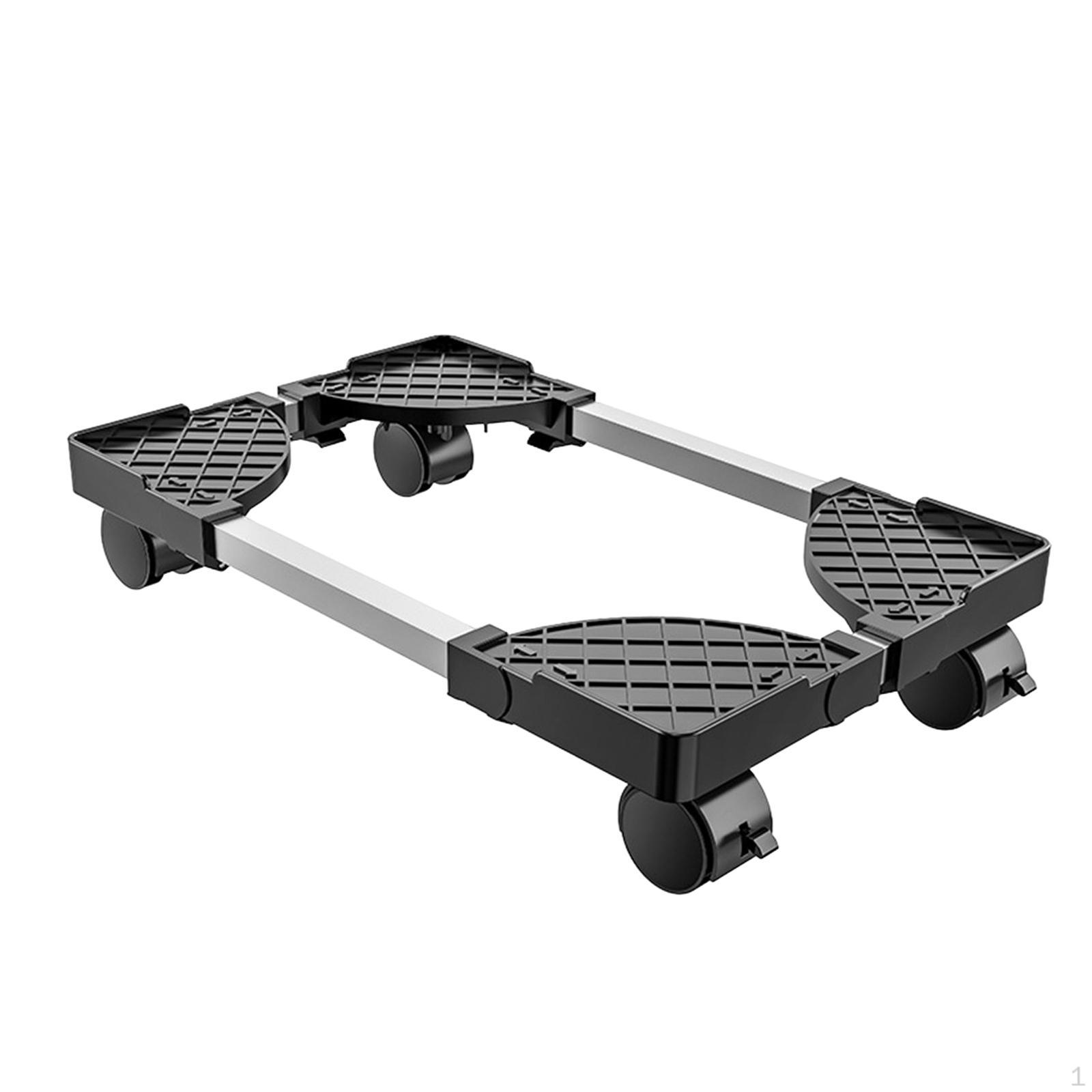 Computer Holder Desktop Stand Adjustable Mobile CPU for Floor Carpet