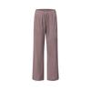 Fila Fitness Series Simple Casual Training Versatile Comfortable Loose Knit Sports Pants Women Bottoms Twilight-Purple A11W611601FPU