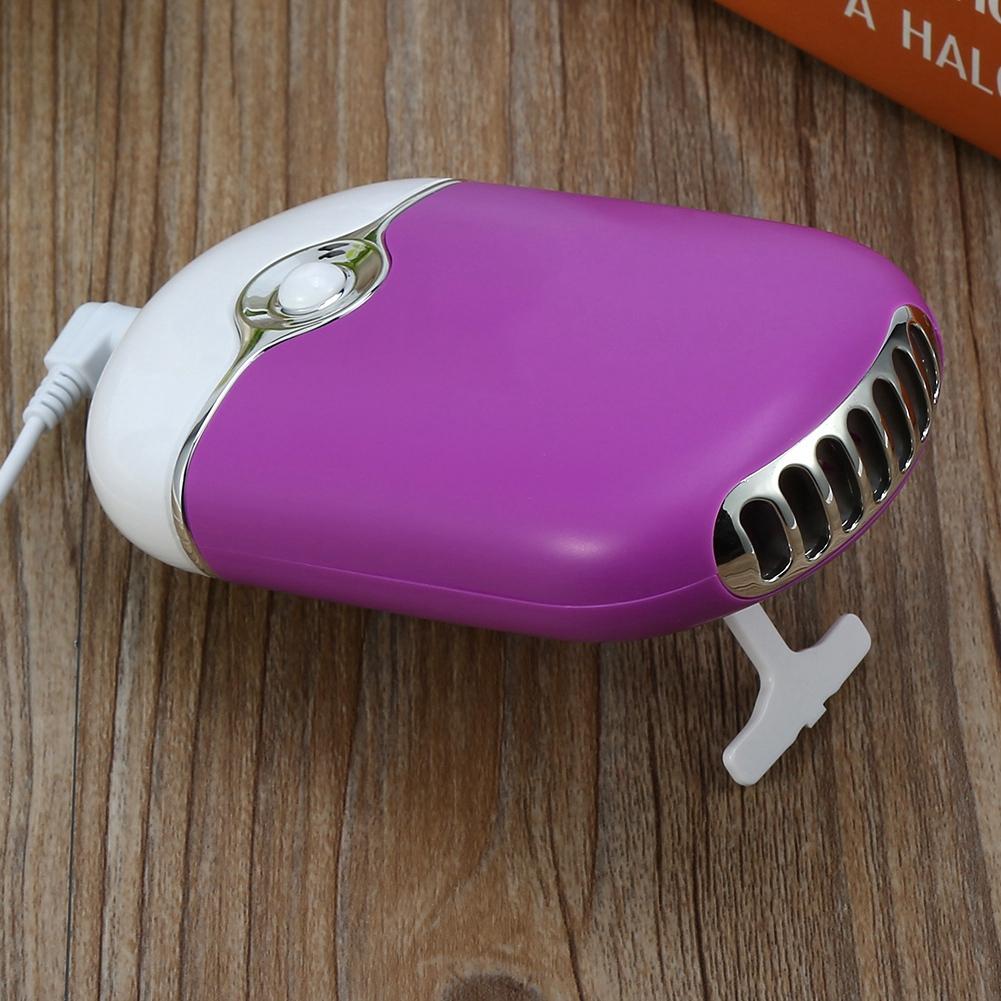 Portable USB Mini Fan Air Conditioning Eyelash Extension Glue Quick Dry Tool Purple