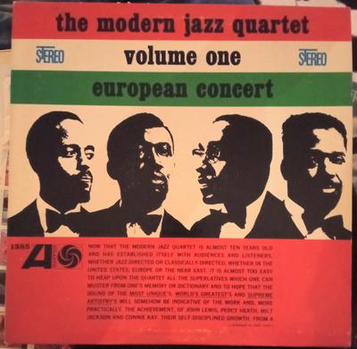 LP Record MODERN JAZZ QUARTET  European Concert Volume One SD1385 ATLANTIC 1970 US Jazz Used