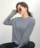 Tyubeuteuli Women'S Striped Loose Fit Rash Guard B510 White