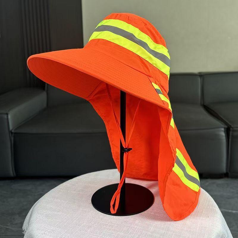 

Sun Protection Hat With Wide Brim For Outdoor Gardening And Hiking помаранчевий