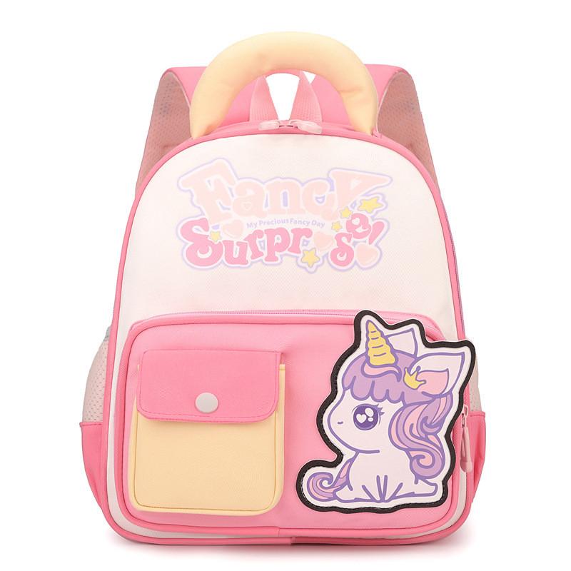 Cartoon Unicorn Tiger Children Schoolbag Kindergarten Boys Girls Backpack Baby