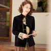 Pasite New Chinese Style Velvet Tang Suit Jacket for Mothers