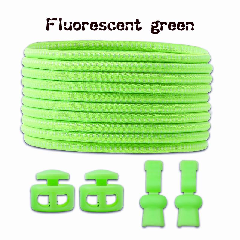 1Pair/3Pair Round Tennis Lazy Laces Without Ties Unisex Elastic Shoelaces Sneakers No Tie Shoe Laces Adult Kids Shoe Accessories