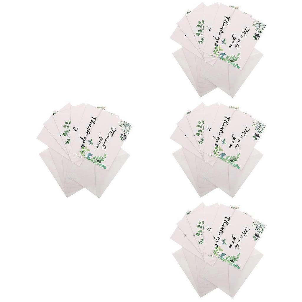 Flower Pattern Greeting Cards for Thank You 48Pcs Assorted