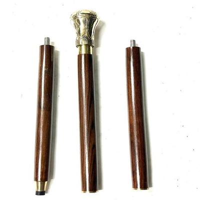 Handgefertigter Gehstock aus Holz Gehstock Stil mit Knaufgriff aus massivem Messing