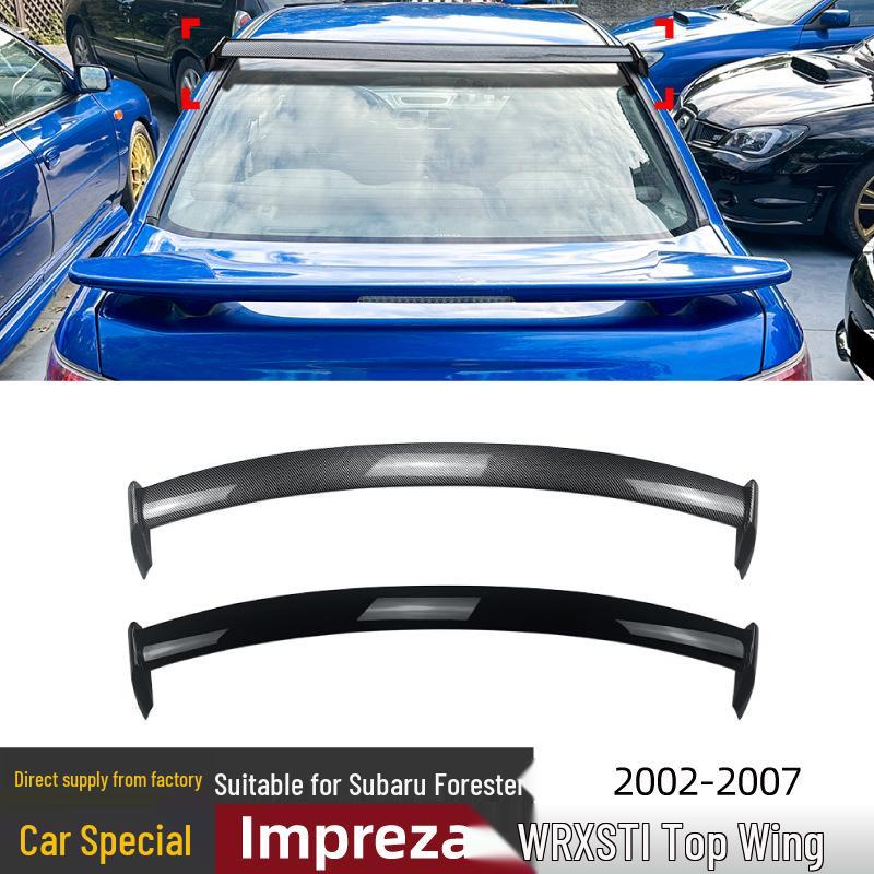 Subaru Impreza WRX STI 2002-07 Roof & Rear Spoiler Deflector Modifications