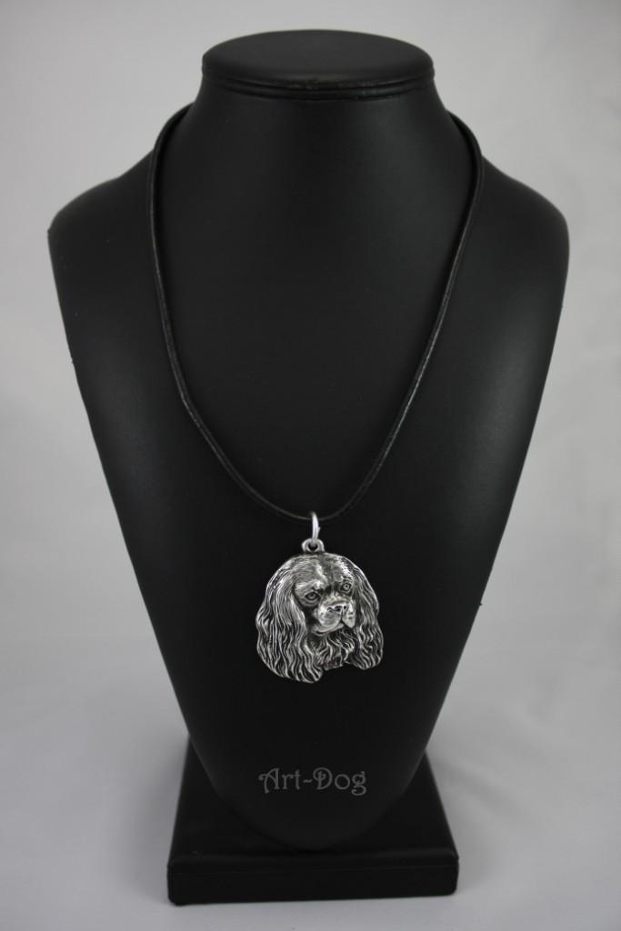 Cavalier King Charles Spaniel - Necklace with dog, silver-plated pendant for dog fan, unique jewelry by Art-Dog brand