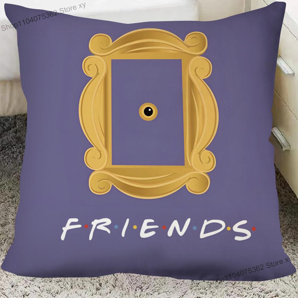 1Pc Classic Tv Series Friends Pillow Case Square Pillow Cushion Cover Bedroom Sofa Room Decoration Casual Pillow Cover