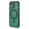 For iPhone 13 6.1 inch Case Compatible with MagSafe WANLONFENG QB Series PC TPU Phone Cover with Screen Film