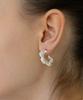 Nuavo Foil Flower Earring