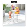 Acryl-Aufsteller transparent Desktop Blind Box Figuren Aufbewahrungsständer Parfüm Schmuck Schmuckaufbewahrungsständer