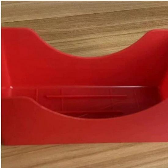 Verdickte Haushaltsknochenplatte mit Sockel - Kunststoff-Gemüseschale & Kleinschalen-Set