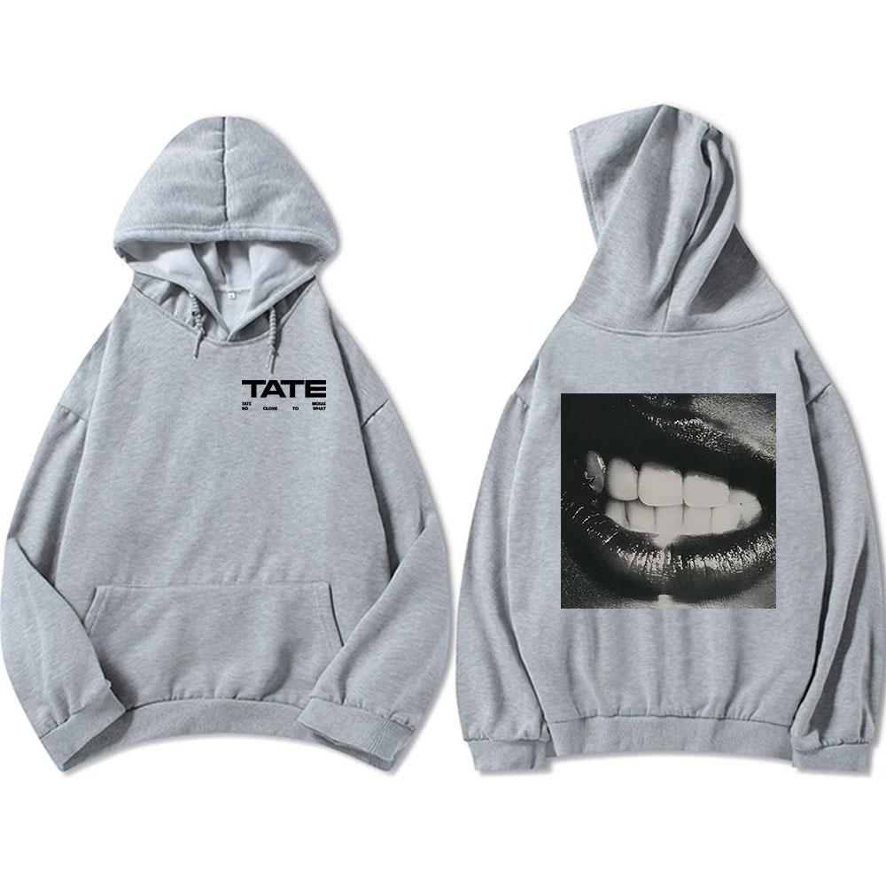 Tate McRae So Close To What Hoodies 2026 New Album Printing Sweatshirts Men Women Clothing Fleece Casual Unisex Oversized Streetwear