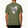 Men's Outdoor Short Sleeve T-Shirt UPF 50 Plus Sun Protection Quick Dry Stretch Fabric Lightweight Breathable Sports Fishing Shirt