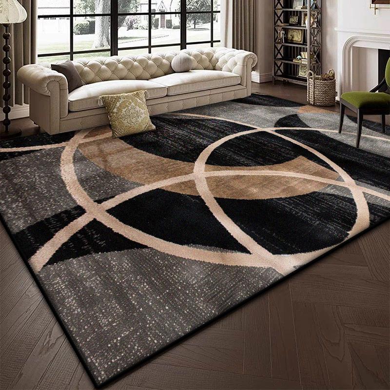Nordic Abstract Large Living Room Carpets Luxury Decoration Home Sofa Fluffy Plush Rug 200x300CM Bedroom Antiskid Soft Mat Floor